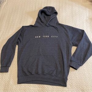 Men's Gray Hoodie‎ - NYC Design Wali Size M